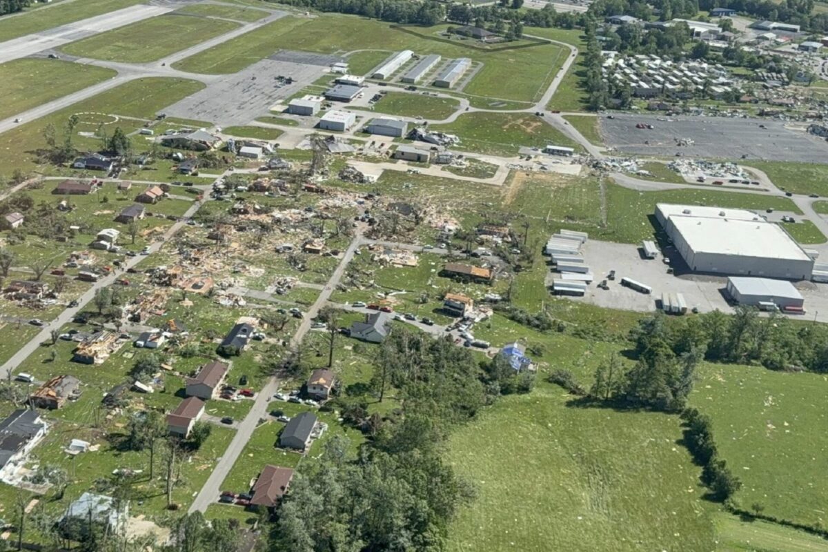London Corbin Airport Kentucky aerial London Corbin Airport Kentucky aerial