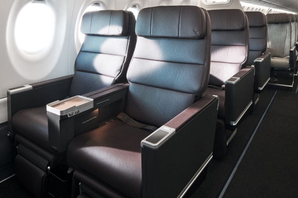 Qantas A220 business class Qantas A220 business class